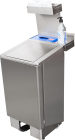 Saro Rvs Afvalbak Met Hydraulische Klep Modellen Apollo 60 Ltr